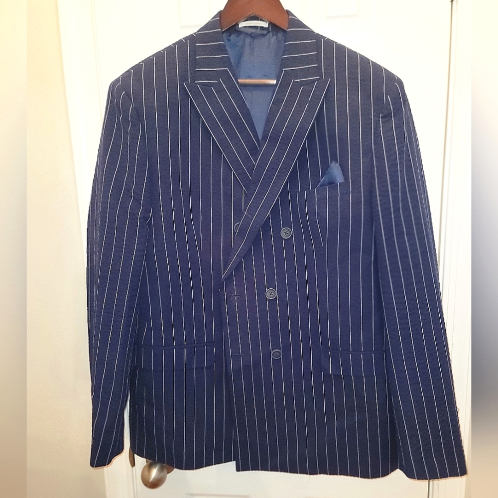 Bar III Seersucker Blazer